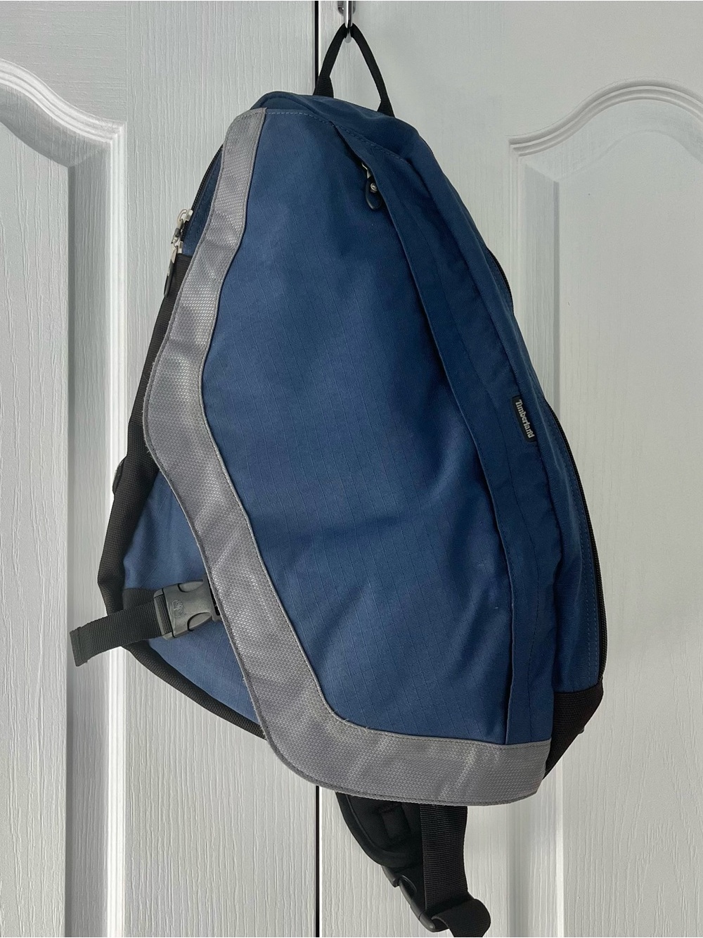 Timberland One Strap Sling Bag Blue &  Black Travel Casual